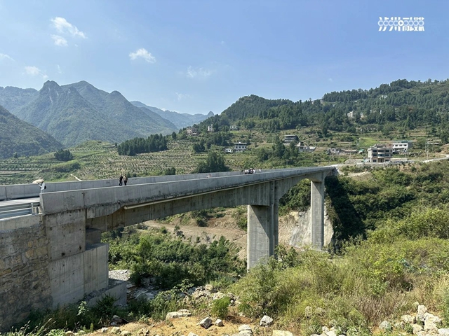 瀘州第40座渡改橋建成通車，236米長串起川黔兩岸