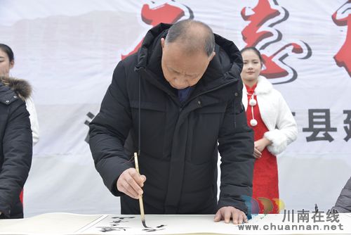 三縣一區(qū)硬筆書法精品聯(lián)展在瀘縣建校開幕(圖2)