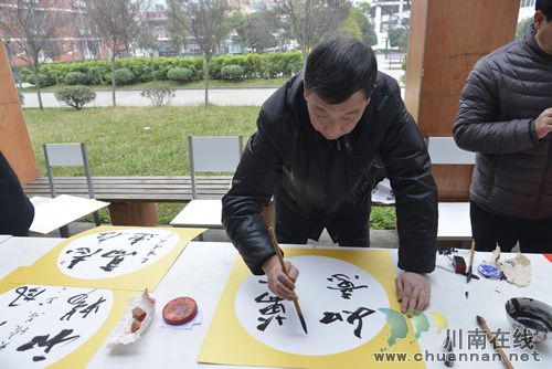 三縣一區(qū)硬筆書法精品聯(lián)展在瀘縣建校開幕(圖12)