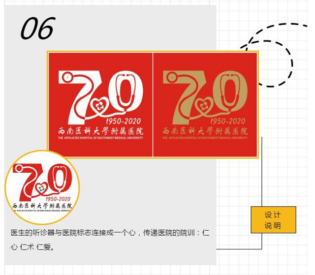 西南醫(yī)大附院70周年院慶logo，由你來(lái)定！(圖6)